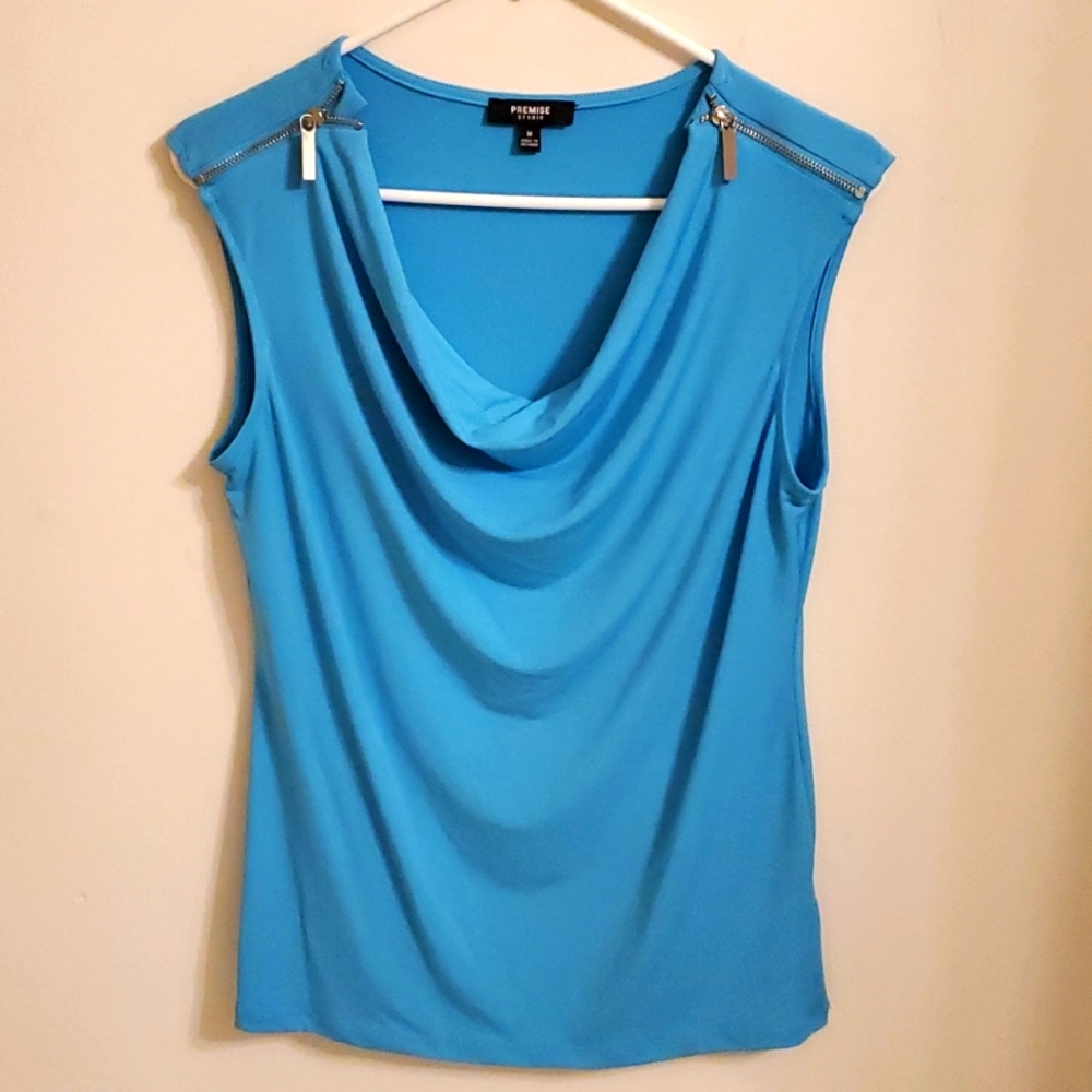 Tiffany blue blouse